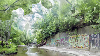 still from Canoeing the Black Creek, by Dave Kemp