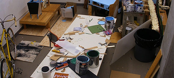 Jason Hallows' studio